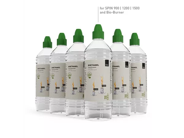 Bioethanol (6er Pack) Flüssig-Brennstoff