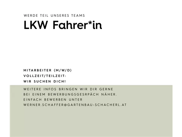 LKW Fahrer/in