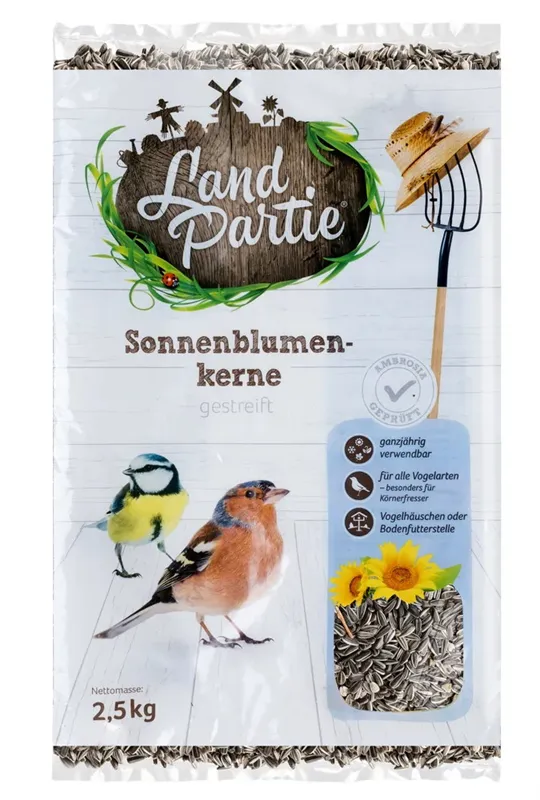 LandPartie Sonnenblumenkerne gestreift 2,5 kg